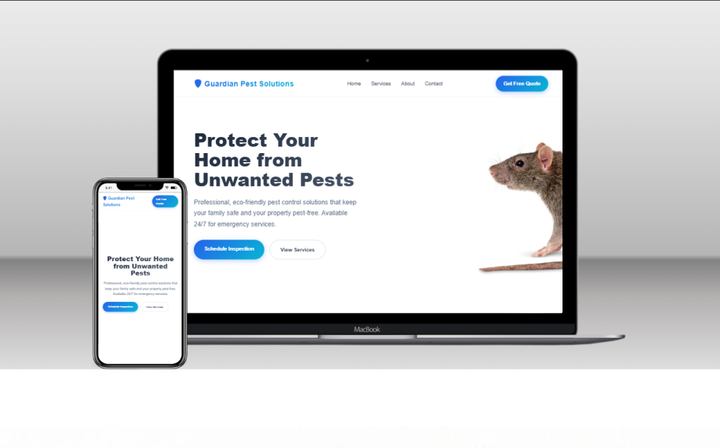 mobile responsive website