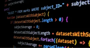 sql code on pc sceen