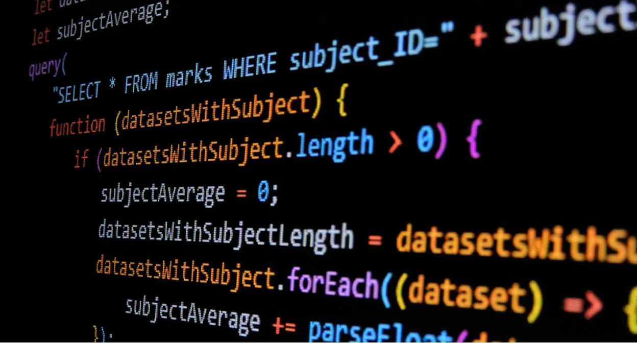 sql code on pc sceen