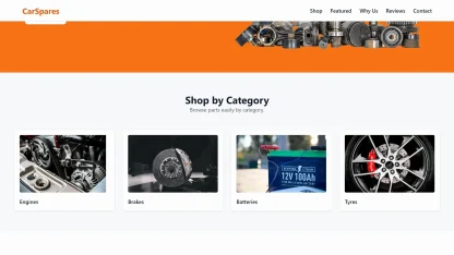 Car Spares Online Store Orange - Image 2