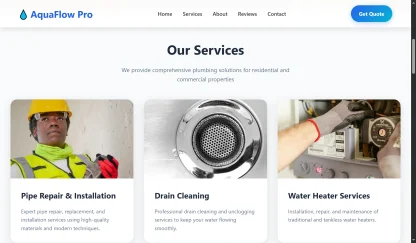 Plumbing Website - Image 3