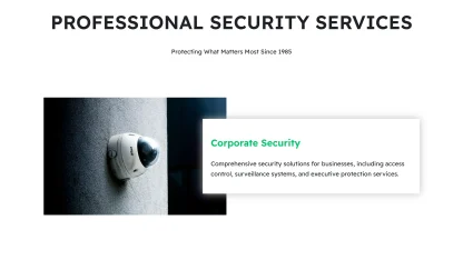 Security services website clean - Image 2