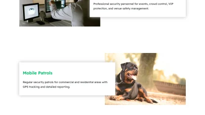 Security services website clean - Image 3