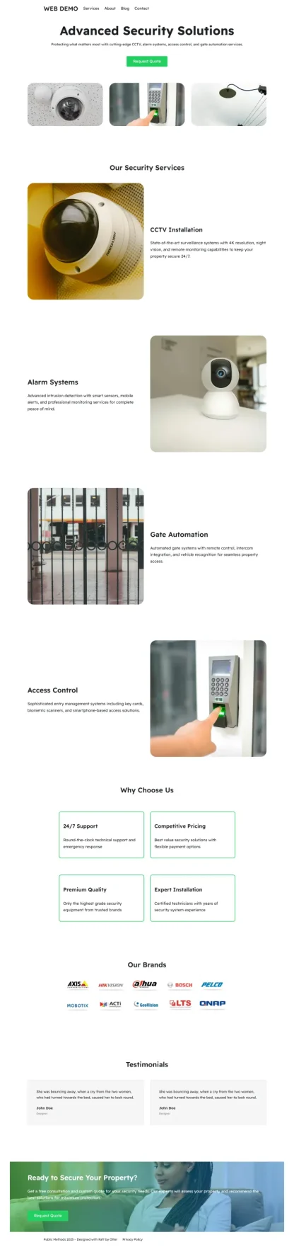 Security Services Website - Image 2