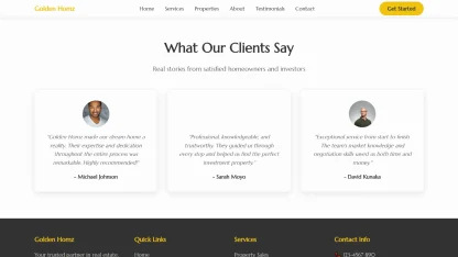Real Estate Website Gold Simple - Image 4