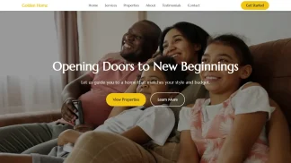 Real Estate Website Gold Simple