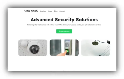 Security Services Website