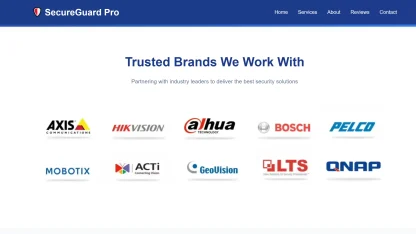 Security services website blue - Image 4