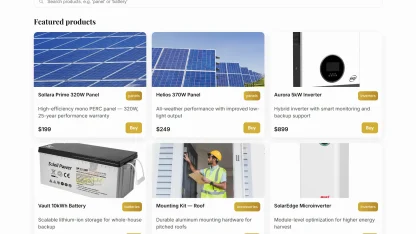 Solar Online Store Website Gold - Image 4
