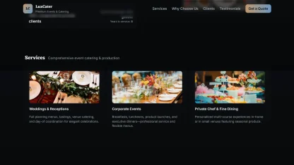 Catering Food Services Dark - Image 2