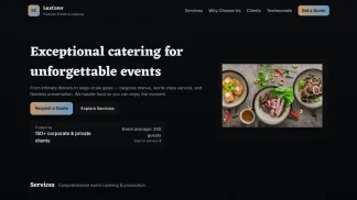 Catering Food Services Dark