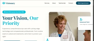 Eye Clinic Website High Converting