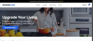 home appliance website online store